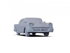 GAZ 12 Zim 1950 PRE-SUPPORTED Modèle 3D