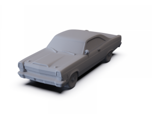 GAZ 12 Zim 1950 PRE-SUPPORTED Modèle 3D