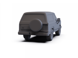 GAZ 12 Zim 1950 PRE-SUPPORTED Modèle 3D