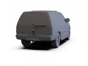 GAZ 12 Zim 1950 PRE-SUPPORTED Modèle 3D