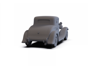 GAZ 12 Zim 1950 PRE-SUPPORTED Modèle 3D
