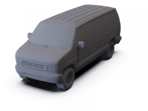 GAZ 12 Zim 1950 PRE-SUPPORTED Modèle 3D