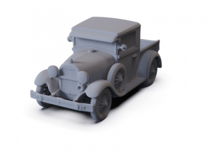 GAZ 12 Zim 1950 PRE-SUPPORTED Modèle 3D