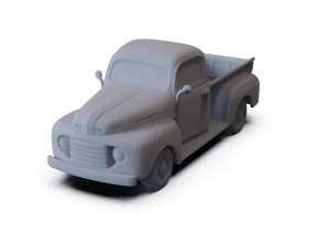 GAZ 12 Zim 1950 PRE-SUPPORTED Modèle 3D