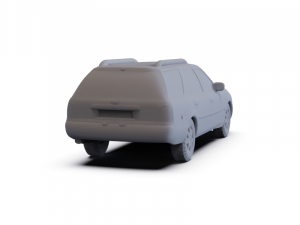 GAZ 12 Zim 1950 PRE-SUPPORTED Modèle 3D