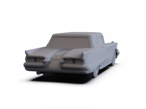 GAZ 12 Zim 1950 PRE-SUPPORTED Modèle 3D