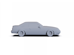 GAZ 12 Zim 1950 PRE-SUPPORTED Modèle 3D