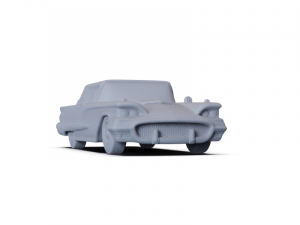 GAZ 12 Zim 1950 PRE-SUPPORTED Modèle 3D