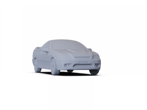 GAZ 12 Zim 1950 PRE-SUPPORTED Modèle 3D
