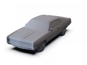 GAZ 12 Zim 1950 PRE-SUPPORTED Modèle 3D
