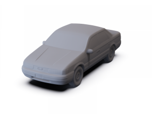 GAZ 12 Zim 1950 PRE-SUPPORTED Modèle 3D