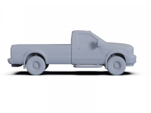 GAZ 12 Zim 1950 PRE-SUPPORTED Modèle 3D