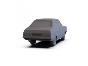 GAZ 12 Zim 1950 PRE-SUPPORTED Modèle 3D