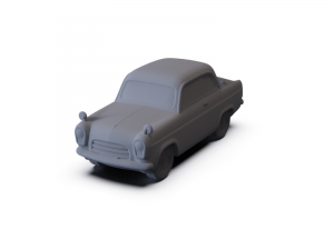 GAZ 12 Zim 1950 PRE-SUPPORTED Modèle 3D