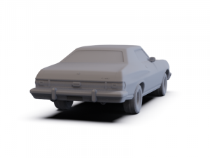 GAZ 12 Zim 1950 PRE-SUPPORTED Modèle 3D