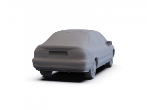 GAZ 12 Zim 1950 PRE-SUPPORTED Modèle 3D