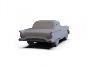 GAZ 12 Zim 1950 PRE-SUPPORTED Modèle 3D