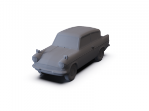 GAZ 12 Zim 1950 PRE-SUPPORTED Modèle 3D