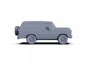GAZ 12 Zim 1950 PRE-SUPPORTED Modèle 3D