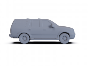 GAZ 12 Zim 1950 PRE-SUPPORTED Modèle 3D