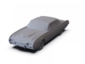 GAZ 12 Zim 1950 PRE-SUPPORTED Modèle 3D