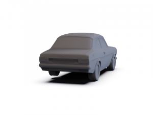 GAZ 12 Zim 1950 PRE-SUPPORTED Modèle 3D