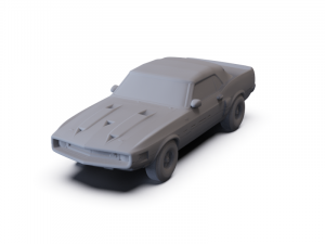 GAZ 12 Zim 1950 PRE-SUPPORTED Modèle 3D