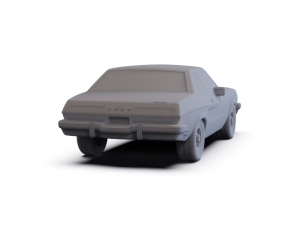 GAZ 12 Zim 1950 PRE-SUPPORTED Modèle 3D