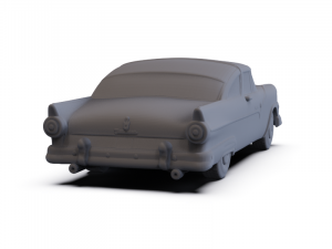 GAZ 12 Zim 1950 PRE-SUPPORTED Modèle 3D