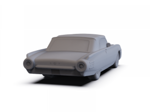 GAZ 12 Zim 1950 PRE-SUPPORTED Modèle 3D