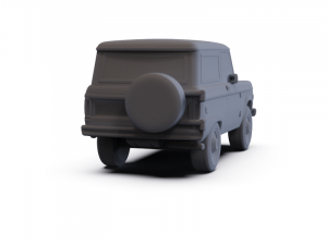 GAZ 12 Zim 1950 PRE-SUPPORTED Modèle 3D