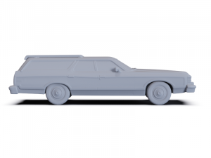 GAZ 12 Zim 1950 PRE-SUPPORTED Modèle 3D