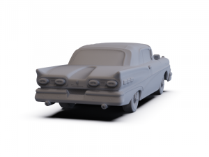 GAZ 12 Zim 1950 PRE-SUPPORTED Modèle 3D