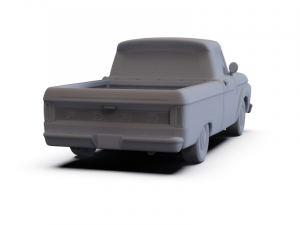 GAZ 12 Zim 1950 PRE-SUPPORTED Modèle 3D