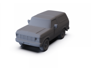 GAZ 12 Zim 1950 PRE-SUPPORTED Modèle 3D