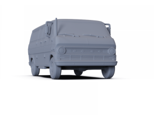 GAZ 12 Zim 1950 PRE-SUPPORTED Modèle 3D