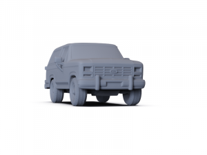 GAZ 12 Zim 1950 PRE-SUPPORTED Modèle 3D