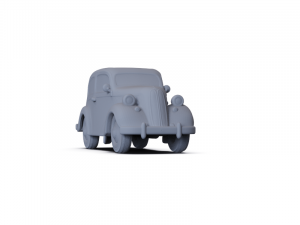 GAZ 12 Zim 1950 PRE-SUPPORTED Modèle 3D