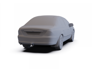 GAZ 12 Zim 1950 PRE-SUPPORTED Modèle 3D
