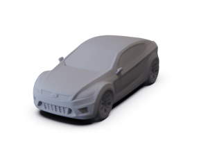 GAZ 12 Zim 1950 PRE-SUPPORTED Modèle 3D