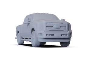 GAZ 12 Zim 1950 PRE-SUPPORTED Modèle 3D