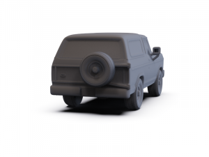 GAZ 12 Zim 1950 PRE-SUPPORTED Modèle 3D