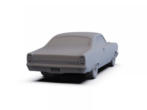 GAZ 12 Zim 1950 PRE-SUPPORTED Modèle 3D