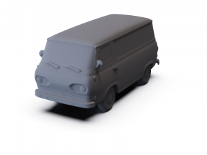 GAZ 12 Zim 1950 PRE-SUPPORTED Modèle 3D