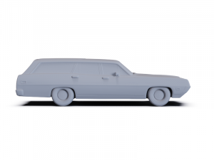 GAZ 12 Zim 1950 PRE-SUPPORTED Modèle 3D