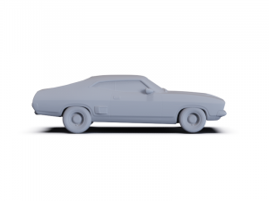GAZ 12 Zim 1950 PRE-SUPPORTED Modèle 3D
