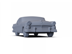 GAZ 12 Zim 1950 PRE-SUPPORTED Modèle 3D