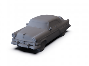 GAZ 12 Zim 1950 PRE-SUPPORTED Modèle 3D