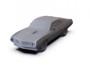 GAZ 12 Zim 1950 PRE-SUPPORTED Modèle 3D