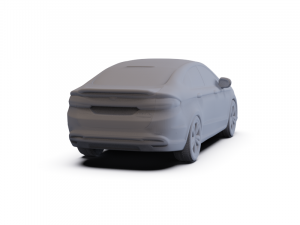 GAZ 12 Zim 1950 PRE-SUPPORTED Modèle 3D